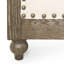 Comfy 3 avec pieds en bois pour le salon et le bureau, tissu beige, style rétro, pieds, espaces de charme et espaces d'étude efficaces