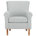 Light Blue Linen Blend Ikat