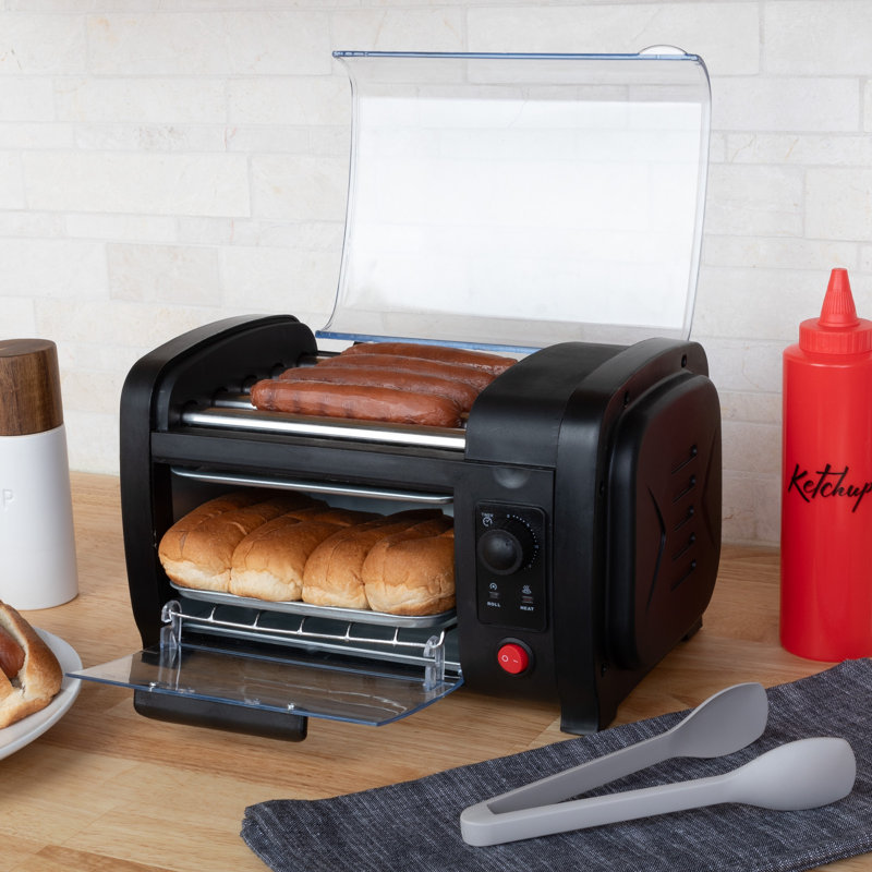 Mini machine à hot-dogs avec chauffe-chignon