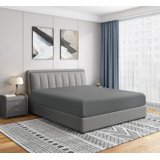 1800 Series 21 Inch Extra-Deep Microfiber Fitted Sheet