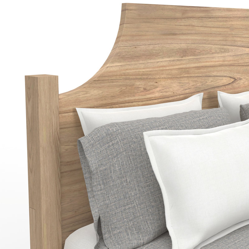 Lit plateforme Bronwyn, Grand, Naturel