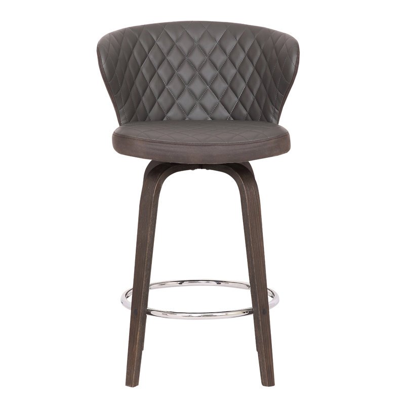 Swivel Upholstered Counter Stool, 66cm