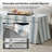 Lessman 46.5" Farmhouse Storage Bench with Removable and Machine-Washable Slipcover-125718245