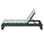 Chaise longue en bois d'acacia avec ensemble de coussins 2 feuilles 1,57 pouces Coconut Leaf-1630941451
