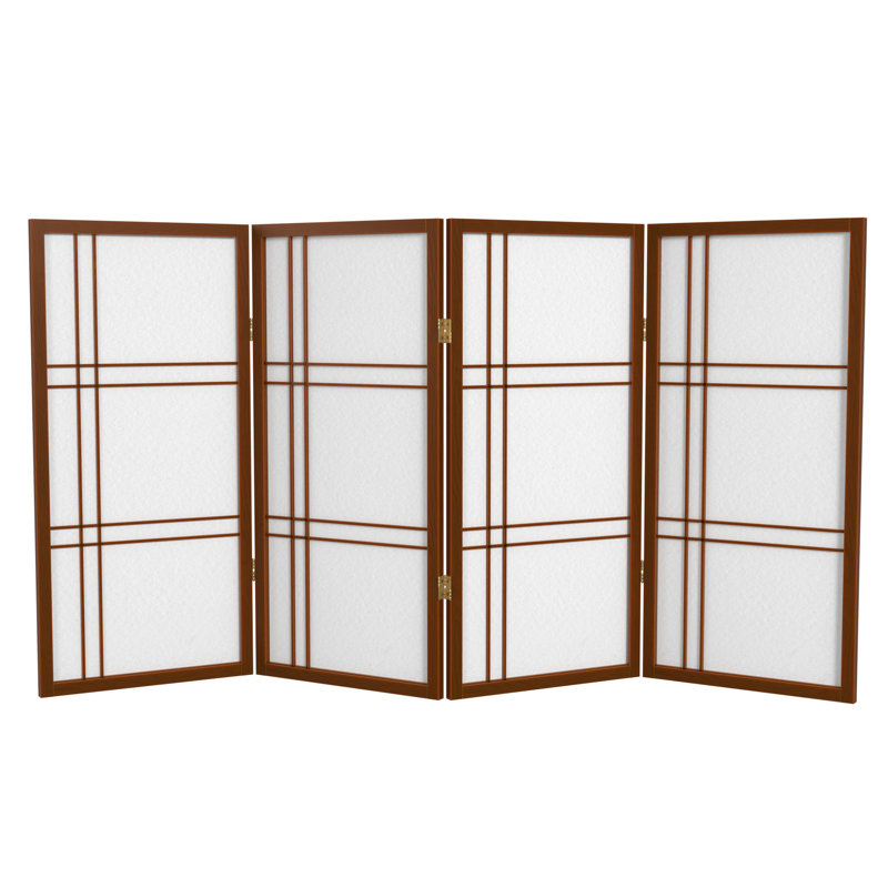 Écran court Shoji 3 pi Keitez, Noyer, 4