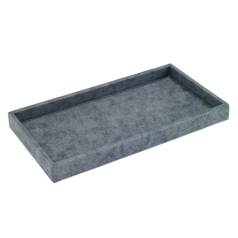 Stingray Vanity Tray, Gray