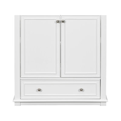 Meuble-lavabo durable sans lavabo, base seulement, avec portes et tiroir