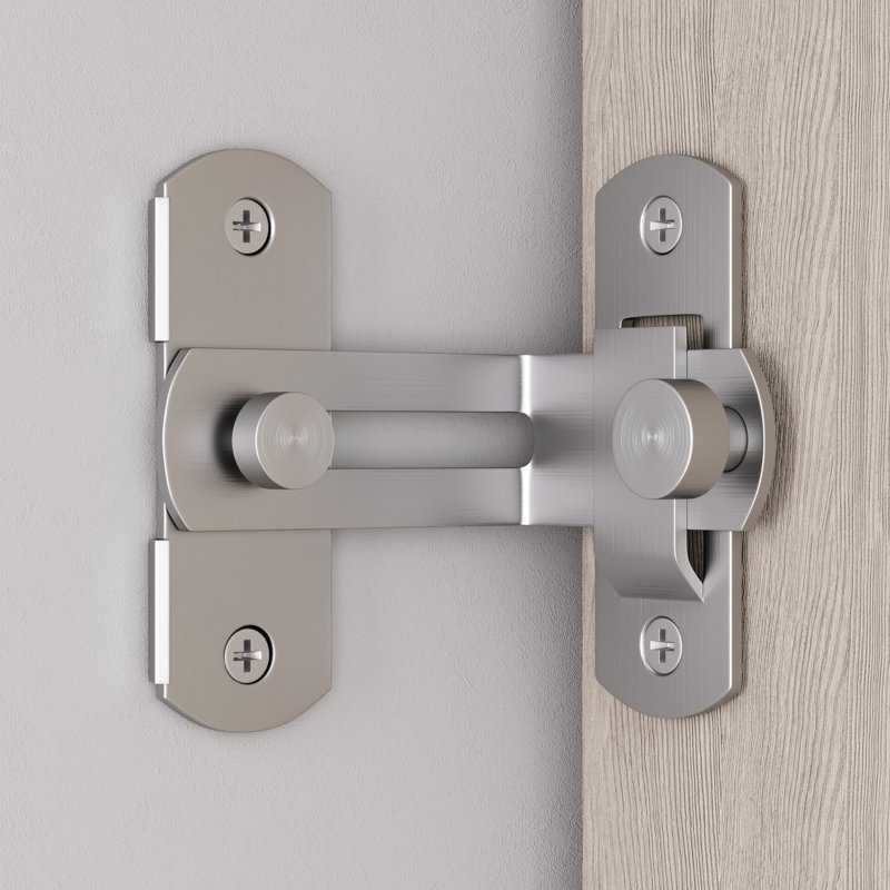 Quincaillerie de porte de grange à loquet, Acier Inoxydable