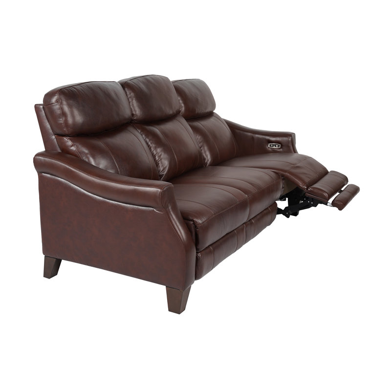 Hongyi Recliner, Brown Leather