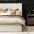  Queen Bed Frame With 53" Extra Tall Wingback Headboard, Luxury Upholstered Platform Bed, Heavy Duty Support, Noise-Free, Easy Assembly, No Box Spring Needed, Ivory White Canvas-1502703195-1502703194