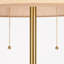 Lampe sur pied moderne 66 "avec abat-jour en rotin