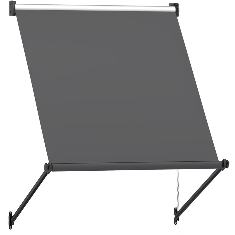 Manual Outdoor Awnings For Door Entrance, 40.2" H x 30.3" W x 35.4" D