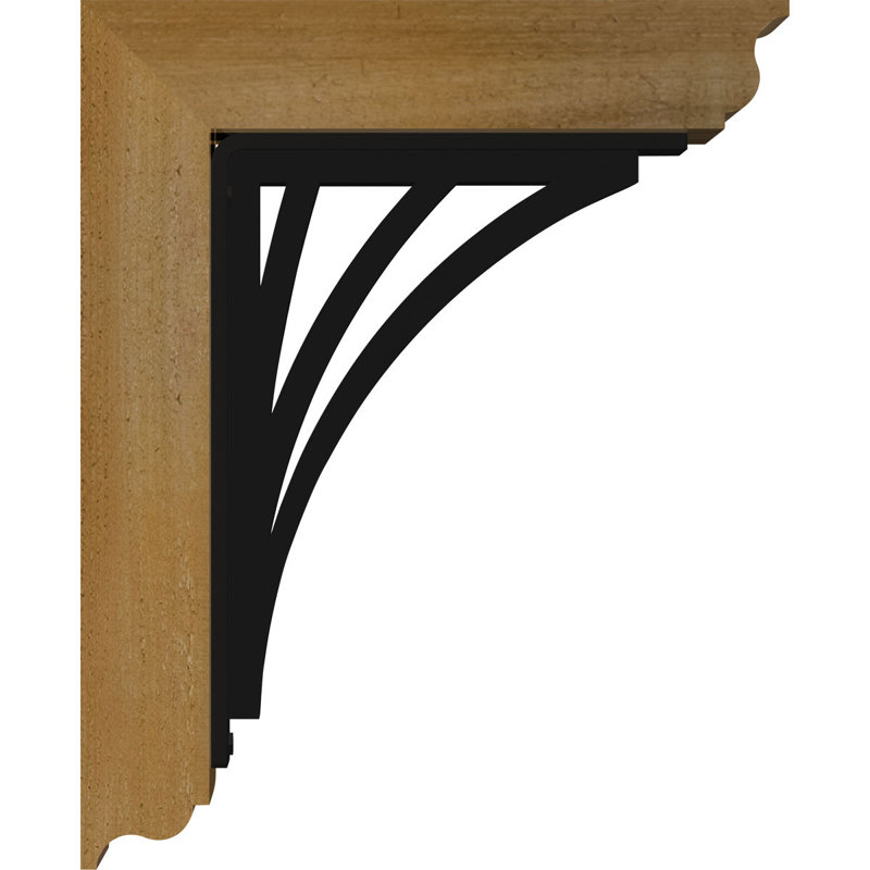 Support à fer à repasser traditionnel de 3 po Nevio, H 16 po x P 13 1/2 po, Cèdre rouge de l'Ouest l 3 1/2 po x T 4 po (lisse
