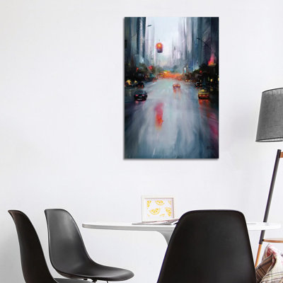 Rainy Day by Bozhena Fuchs - No Frame Gallery-Wrapped Canvas Giclée on Canvas