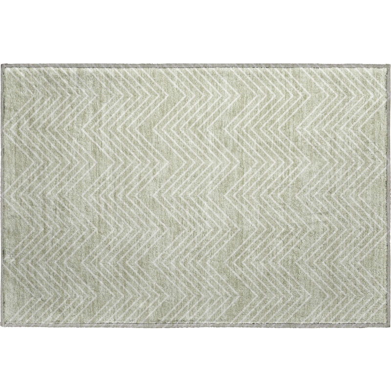 Tapis de qualité supérieure lavable à la machine Mayfield AMF2390, Céleri, 1 pi 8 po x 2 pi 6 po