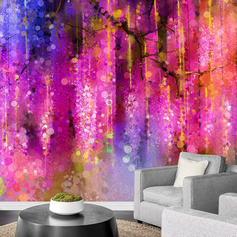 Vibrant Graffi Street Paint Border, 66" L x 96" W