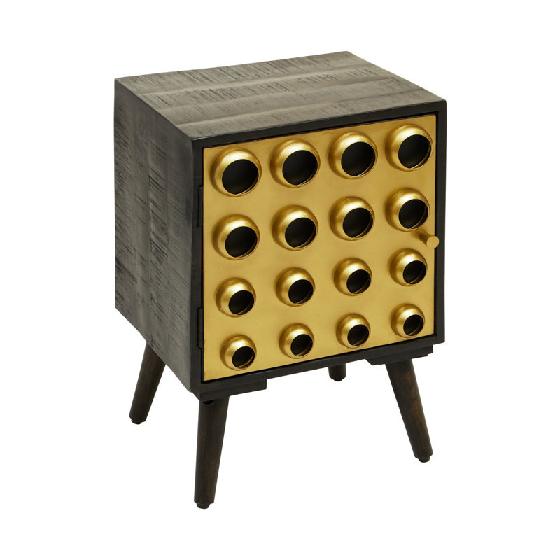 Sanjuana Solid Wood 1 - Door Standard Accent Cabinet