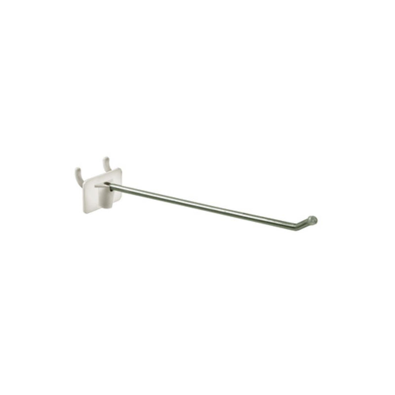 Crochet métallique en fil de fer de 15 cm (6 po) avec dos détachable en plastique (2 pièces) : diamètre 3,75 mm (0,148 po), paquet de 50