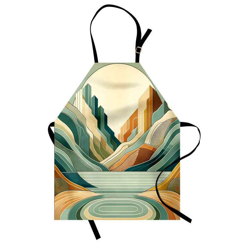 No Pattern Bib Apron