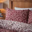 Brushed Grace Floral Leaf Cotton Reversible Duvet Cover Set-101283620-101283619