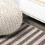 Tapis intérieur / extérieur beige / brun Agha-668262527