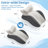 Memory Foam Ergonomic Bed Reading Pillow, Multi‑Position Support for Prone Sleeping, Lumbar & Leg Support Pillow with Removable Washable Cover-128878433