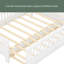 Lit plateforme avec garde-corps, base de lit en bois massif-507985569-507985570