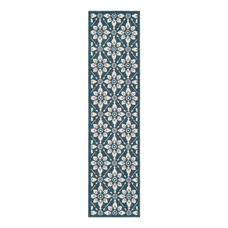 Indoor/Outdoor Trellis Area Rug, Runner 2' x 8'