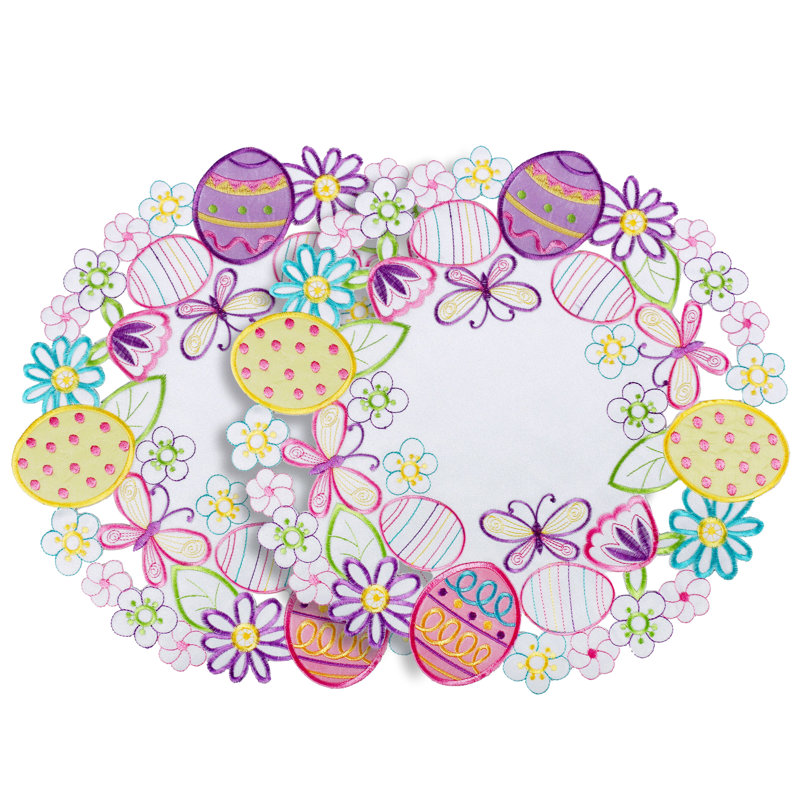 Easter Egg Ornament Placemat Larrell