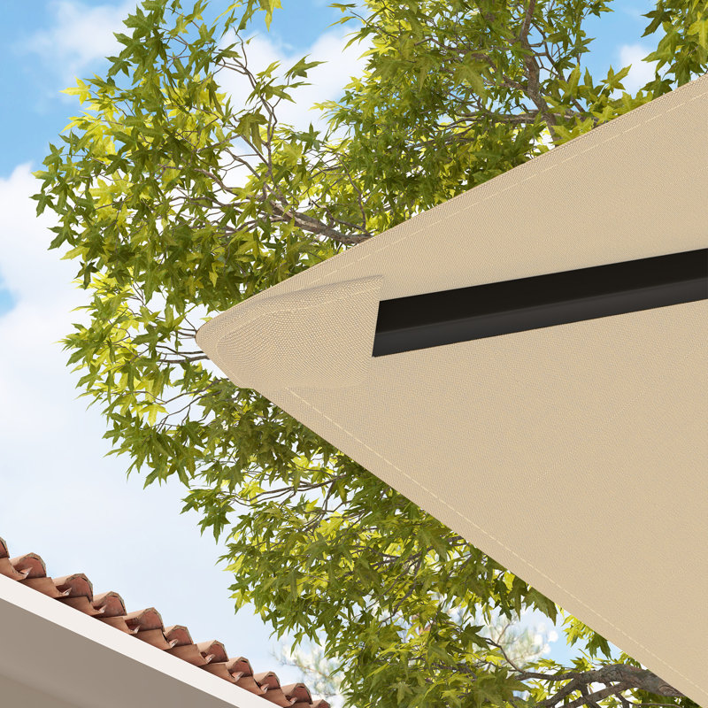 Stefane 17 Stories Polyester Replacement Canopy for Canopy, Beige