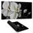 White orchids - 15.75"x31.50" Desk mat