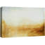 «Soft Earth Tone», art de l'horizon abstrait, images de chambre à coucher, impression sur toile encadrée sur toile.-549527592-549527595