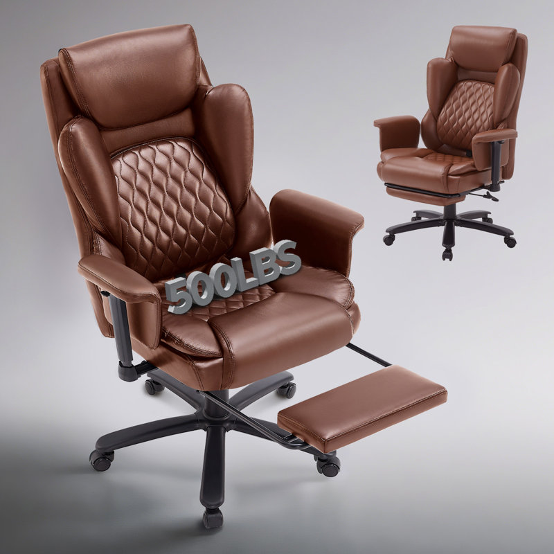 Ophelia & Co. Executive Chair with Headrest, Brown