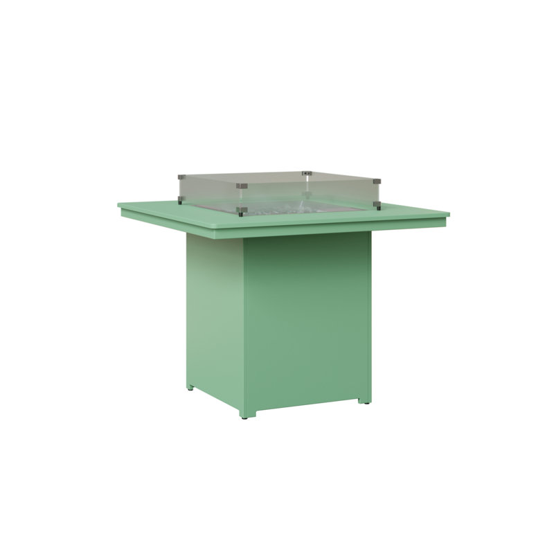 Berlin Gardens Numa Fire Pit Counter Height Table, Mint
