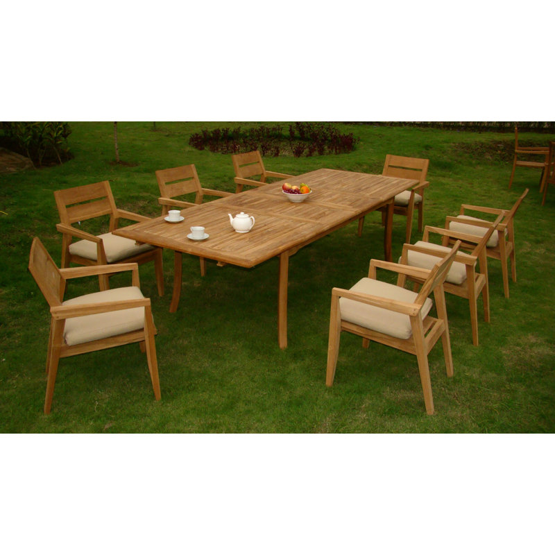 Ensemble de salle à manger Jairo, H 29,5 po x L 82 po x l 42,5 po, 8