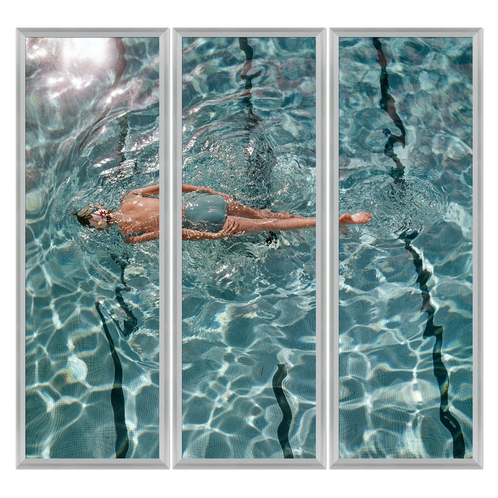Glamour "Summer U.S.A." Photo Print, Gray, 46" H x 48" W x 2.38" D