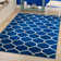 Tapis bleu Lllan