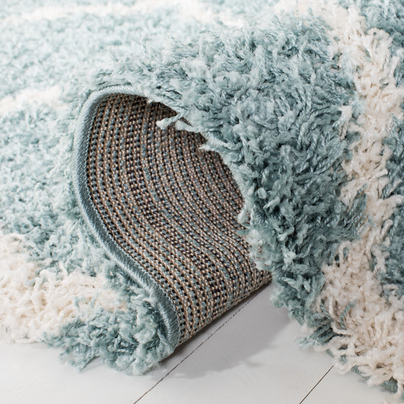 Tapis à poils longs Wigley Sgd-Dallas, Rectangle 2 pi 3 po x 4 pi