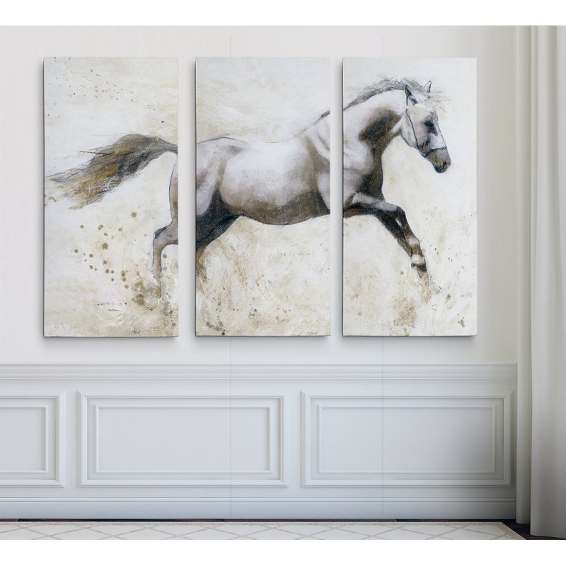 Gallop-multi-pièces sur toile tendue, H 24 po x l 36 po x P 1,5 po