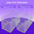 Stainless Steel Mesh Storage Bin With Handles For Home, Office, Kitchen & Bathroom Organization