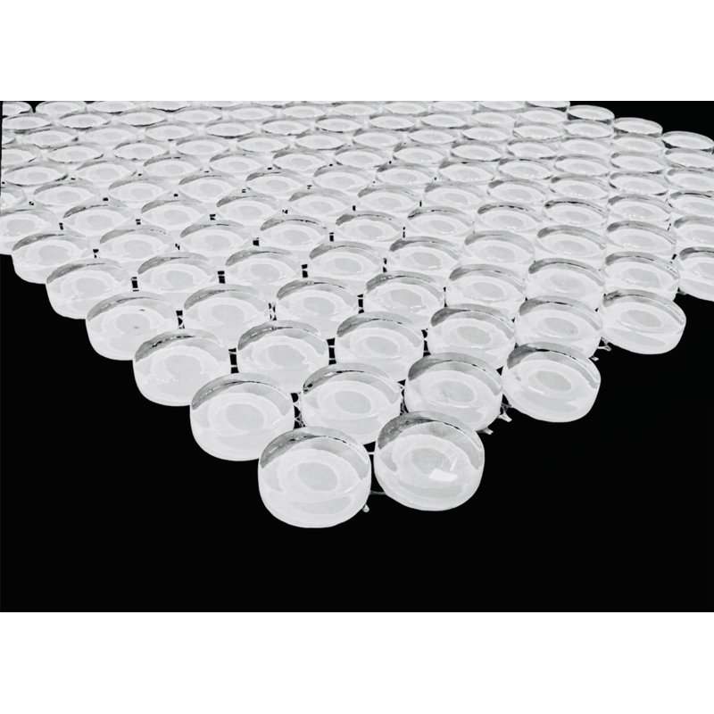 1" Super White Penny Round