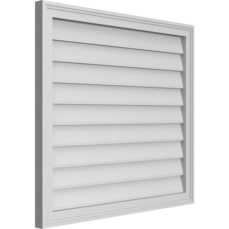 Cadre en brique, brun clair apprêté, H 30 po x l 34 po x P 1,5 po