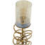 Porte-bougie moderne en acier inoxydable