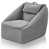 Velours gris velours est en rupture de stock