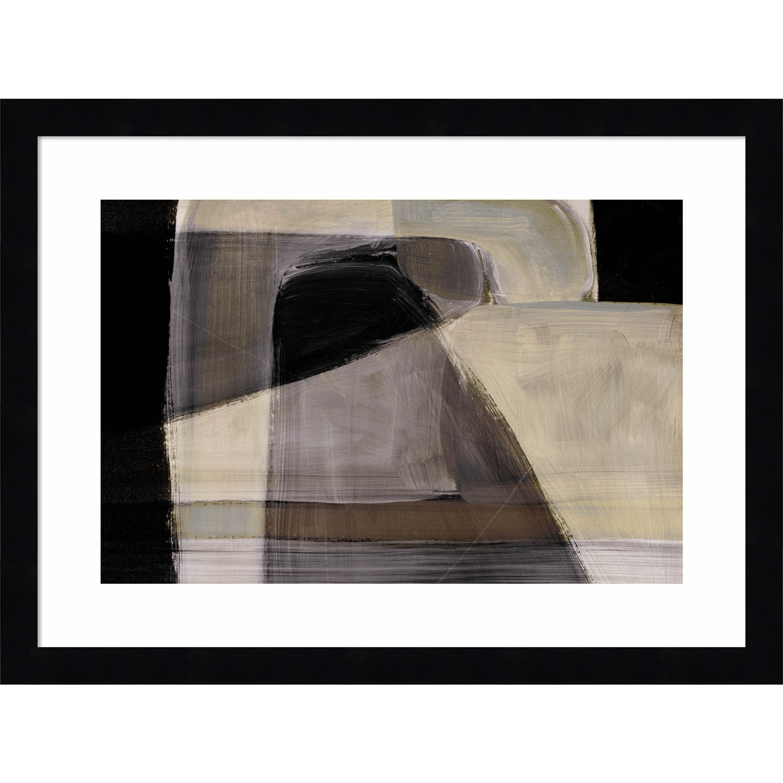 Moods by Dan Hobday Wood Framed Wall Art Print, Black, 13" H x 17" W