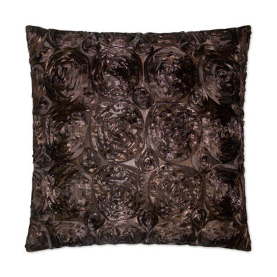 Silk Roses Abstract Throw Pillow