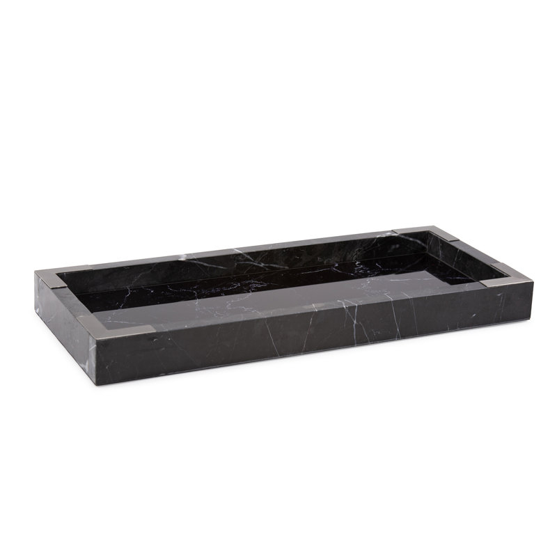 Cory-Lee Marble Tray, Black