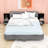 Platform Bed with LED Headboard and Built-in Nightstands-344447586-344447596