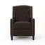 Chaise à dossier en tissu Classic Coffee-282589585