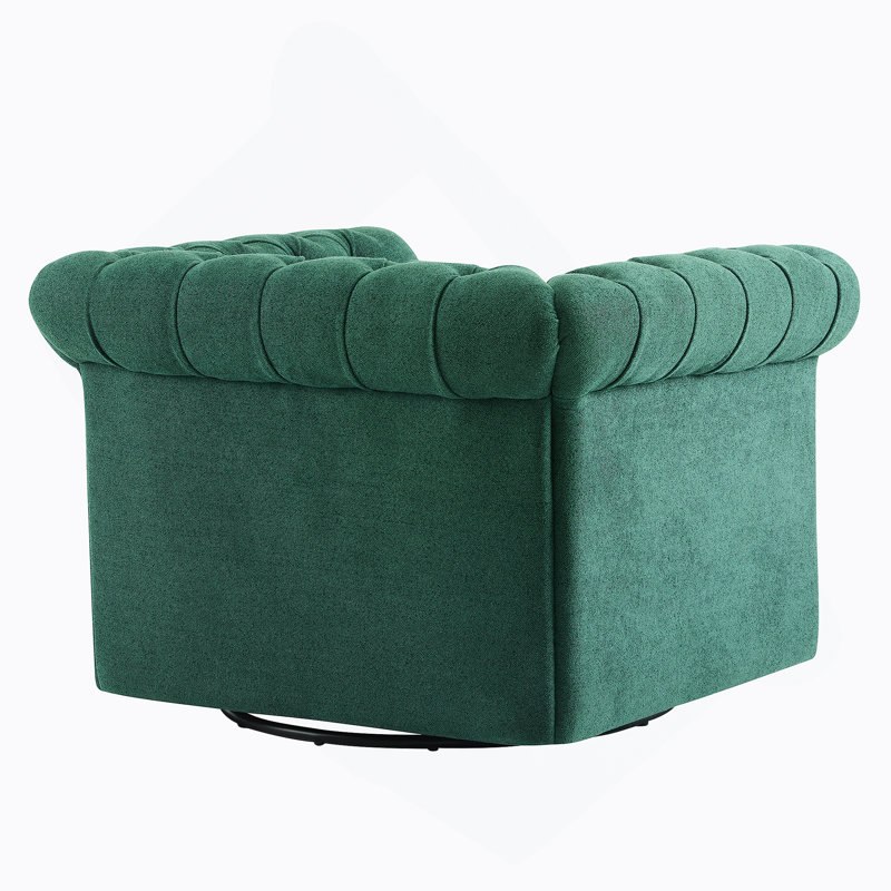 Fauteuil club pivotant Chesterfield